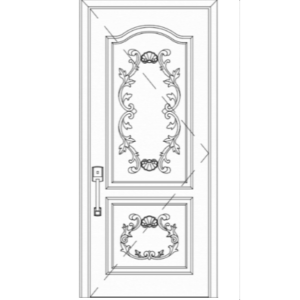 Carving door